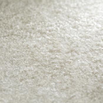 JAB Amaze 072 beige – quadratische Draufsicht Velours-Teppichboden in beige